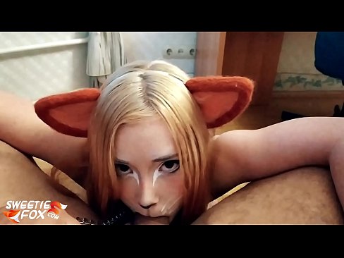 ❤️ Кіцуне ковтає член і кончить в рот ❌ Секс-відео на порно uk.eviewporn.ru ☑
